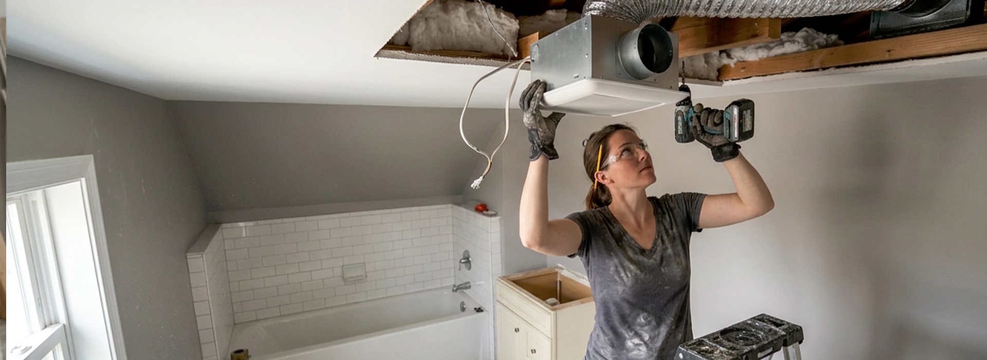 Bathroom Vent Fan Installation