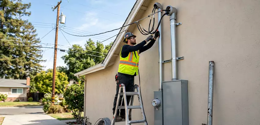 Electrical Service Entrance and Mast Upgrade in Franklin