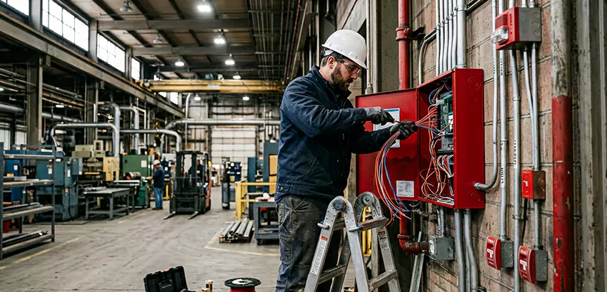 Industrial Fire Alarm Installation in Franklin