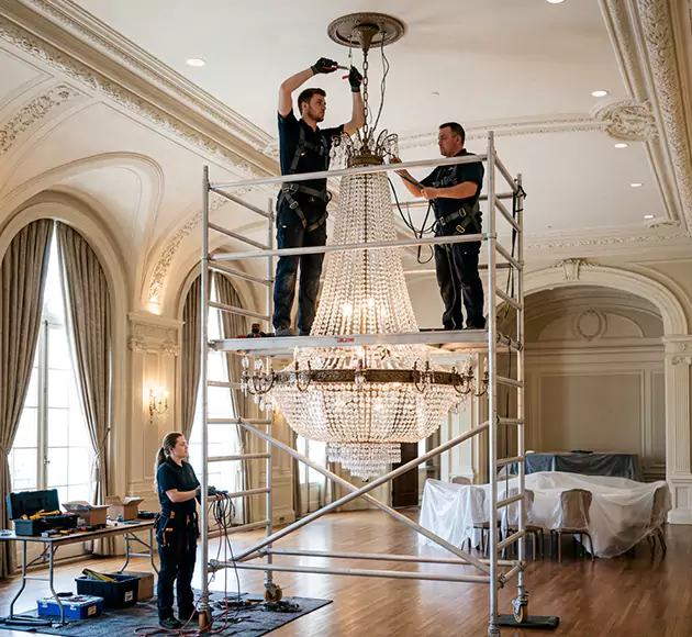 Professional Chandelier Installation: Your Local Fixture Team in Franklin, TN