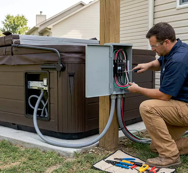 Professional Hot Tub Electrical Installation: Your Local Spa Wiring Team in Franklin, TN